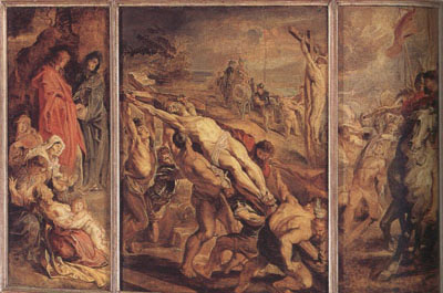 Peter Paul Rubens The Raising of the Cross (mk01)